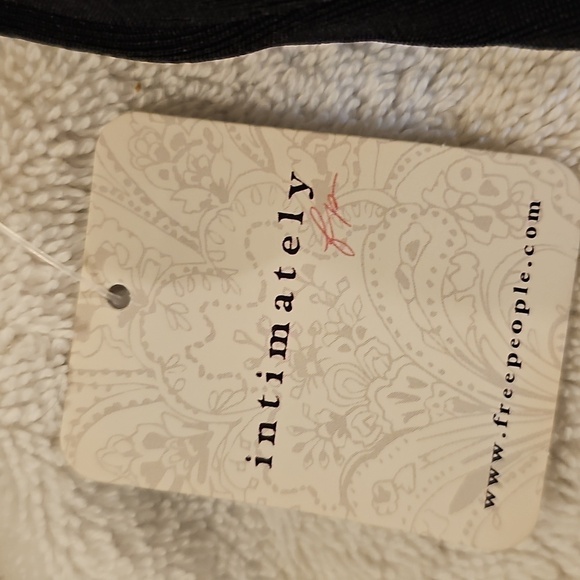 NWT Free People Call Me Later Long Sleeved Tie Back Minidress L & XL Black - Picture 10 of 10